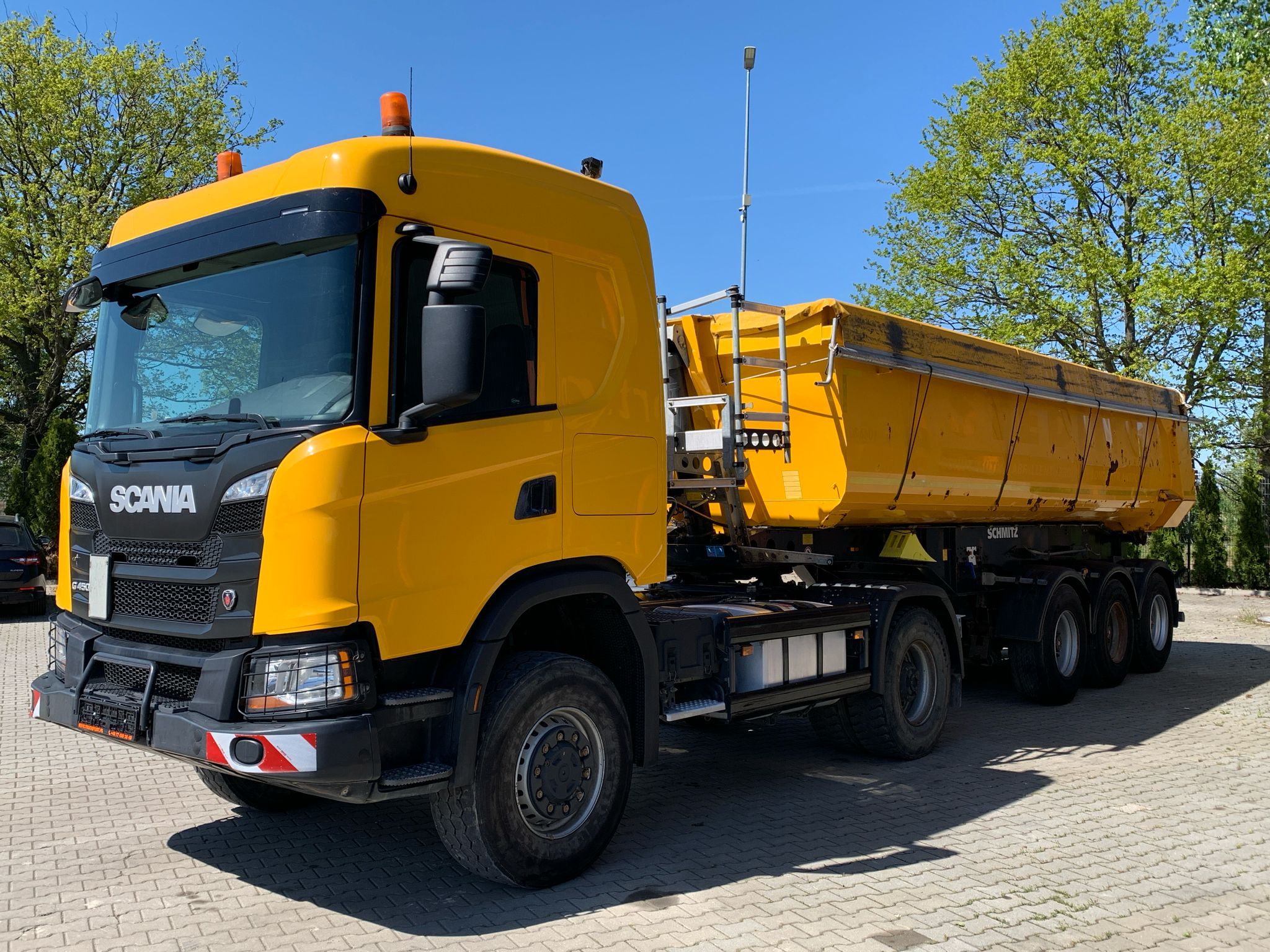 SCANIA G450 XT 4x4 EURO6 CIĄGNIK SIODŁOWY Z HYDRAULIKĄ WYWROTU